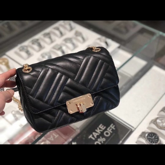 Michael Kors Bags Nwt Mk Peyton Medium Quilted Leather Md Gold Poshmark